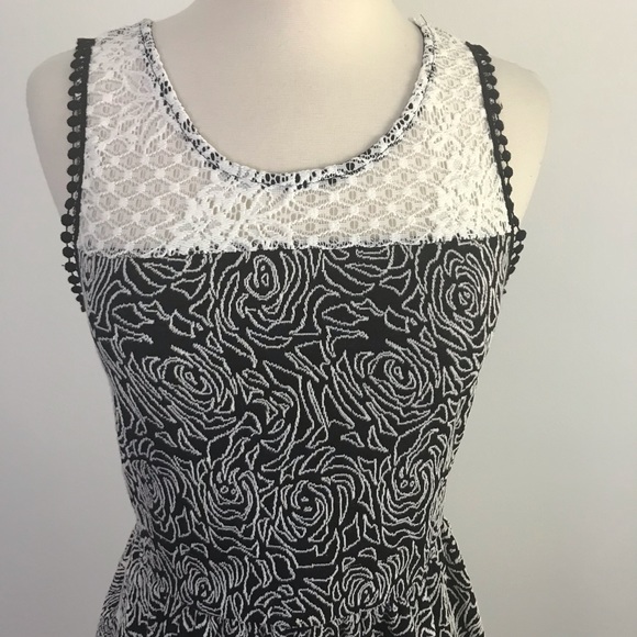 Stitch Fix Le Lis Black & White Floral Dress XS - Picture 3 of 8